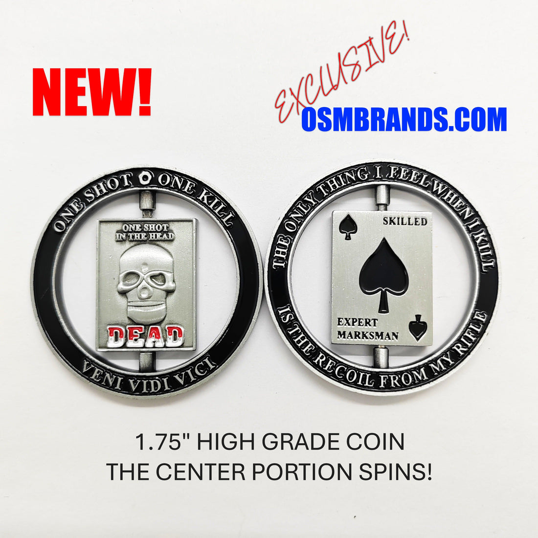 THE NEW SNIPER SPINNER COIN!-ORDER HERE AND SAVE!