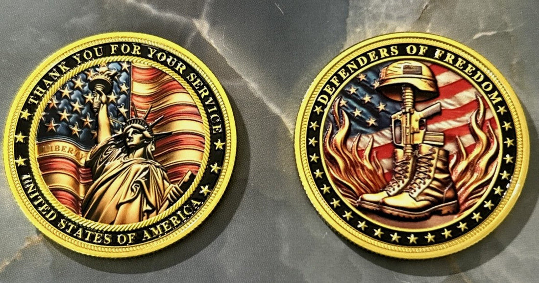 VETERAN Defenders of Freedom Coin Packs for Events-Fundraisers and Gifts