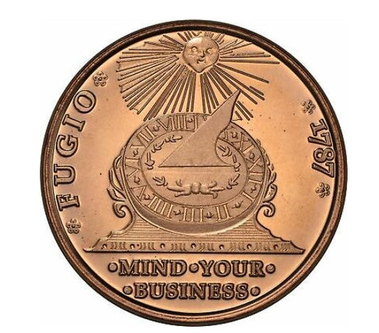 Fugio USA Cent-1 OZ Copper Coins-Made in the USA 10-100 Bundles