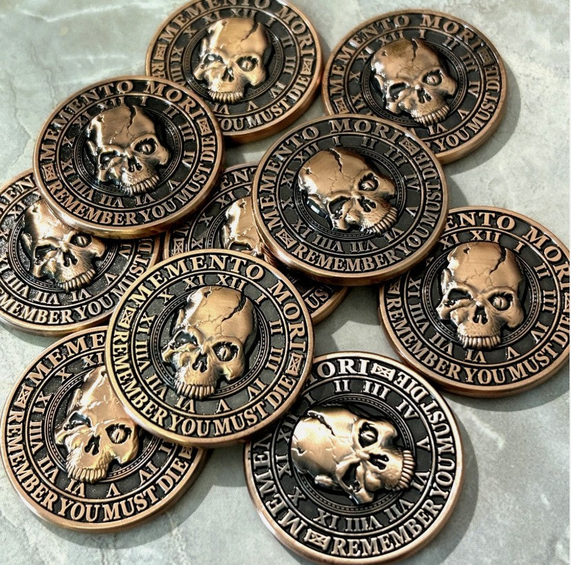 Memento Mori/Memento Vivere Pocket Coins-Golf Ball Markers