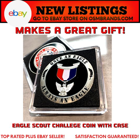 NEW on eBay-Eagle Scout - Boy Scout Commemorative Souvenir Gift Challenge Coin