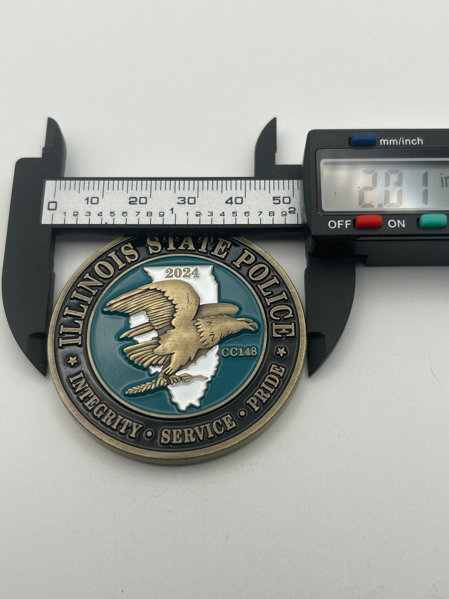 Illinois State Police 2024 Challenge Coin Large 2"