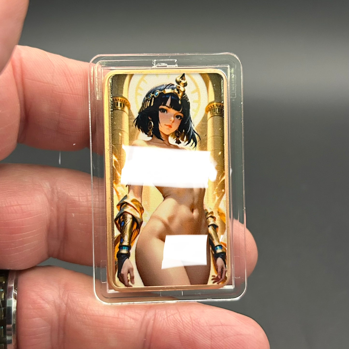 1 Troy Oz Copper Bar Egyptian Goddess Fantasy Series #CB-3