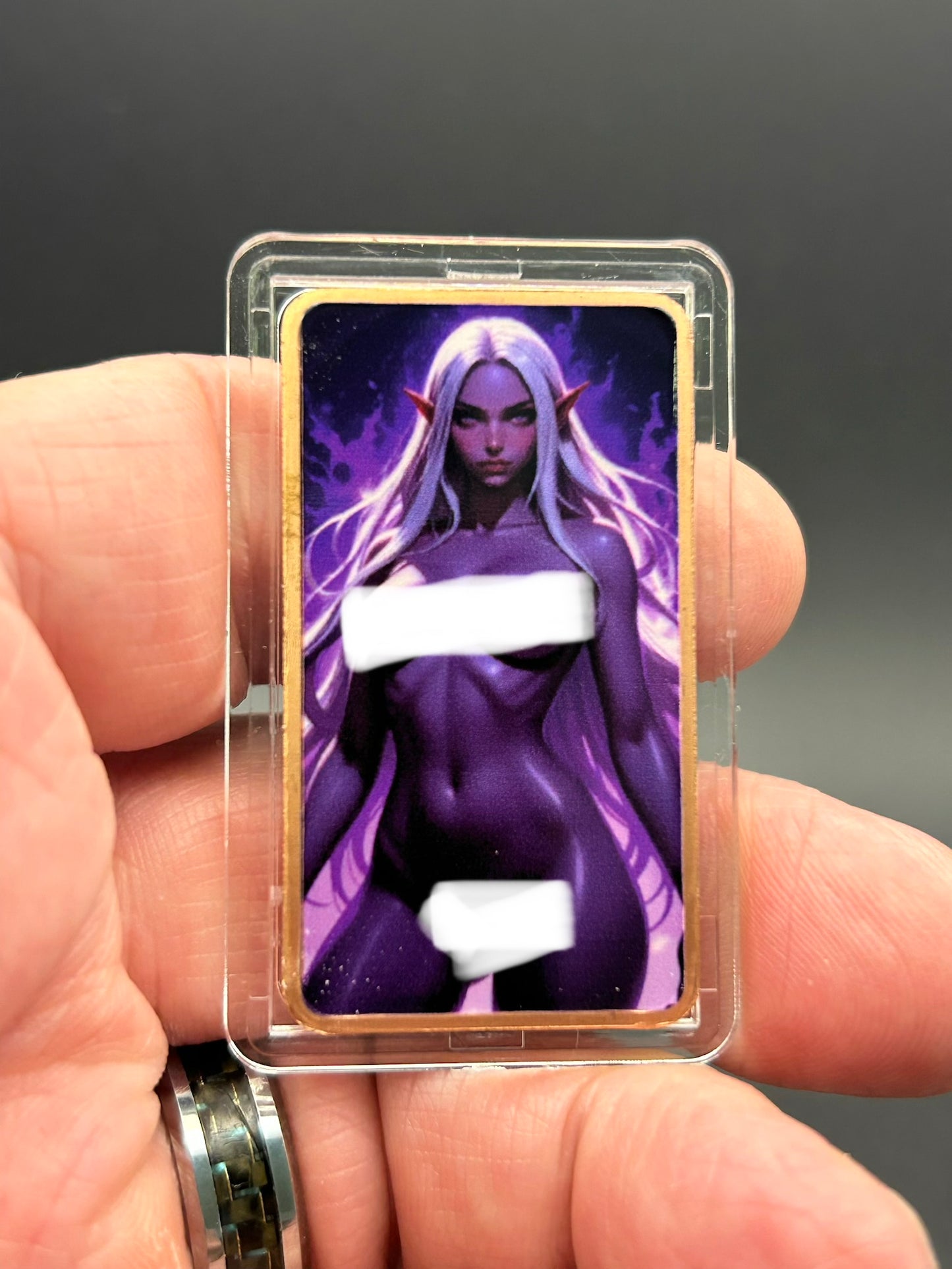 1 Troy Oz Copper Bar Dark Elf Queen Fantasy Series #CB-12
