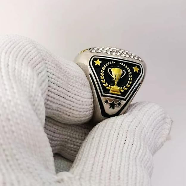 ⚾ 12 Pack Baseball Championship Rings with Trophy & Star Design — Youth & Adult Sports