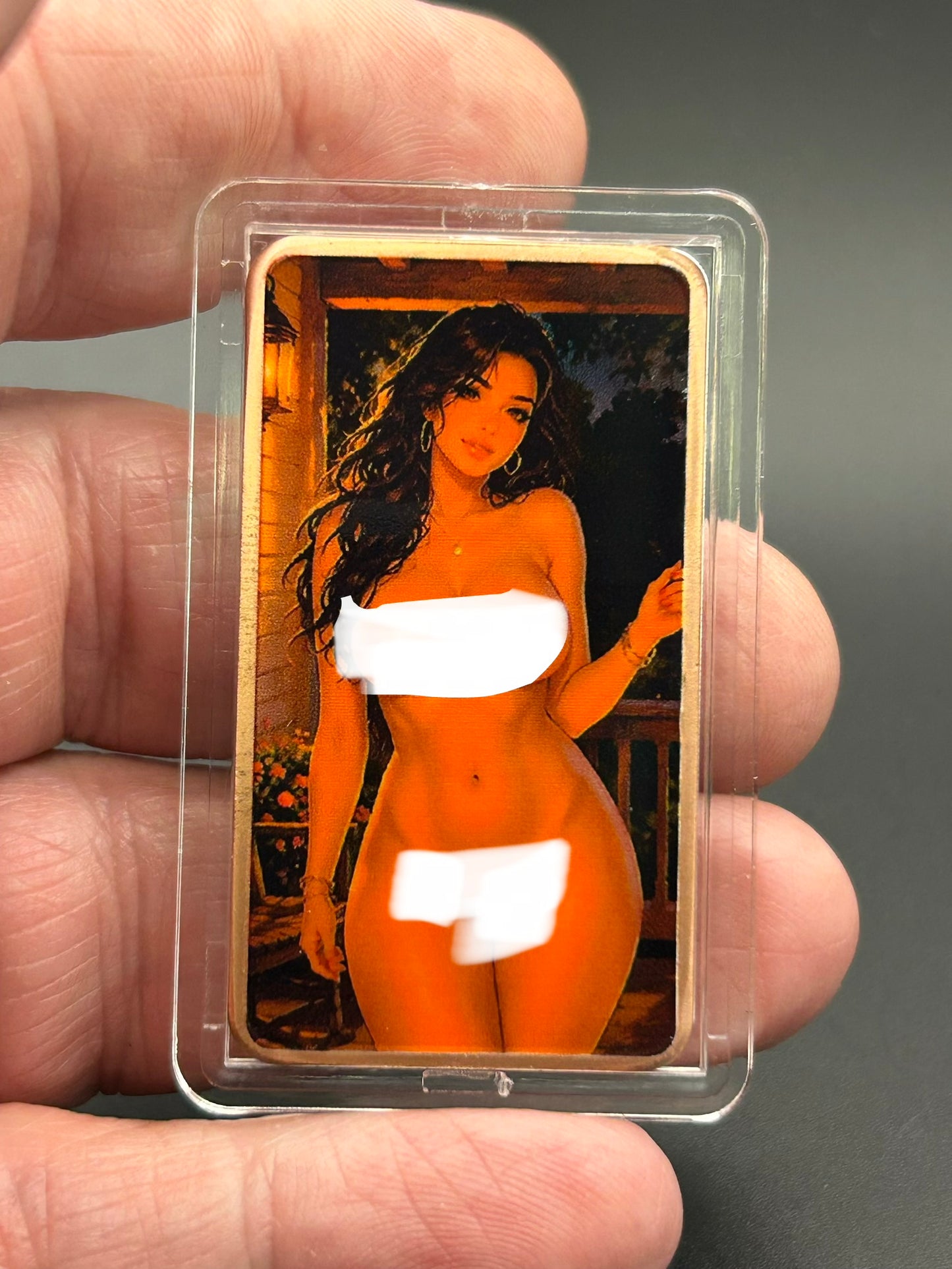 1 Troy Oz Copper Bar Summer Night Pin-Up Fantasy Series #CB-13
