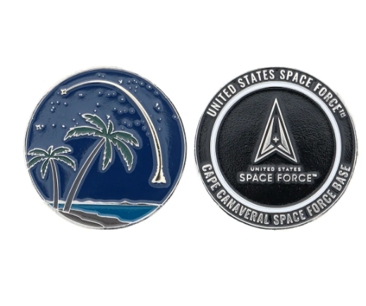 Cape Canaveral Space Force Base Challenge Coin