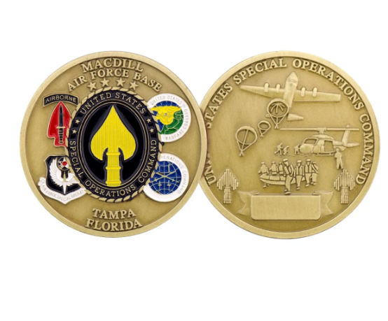 Macdill AFB - Special Operations Command Challenge Coin