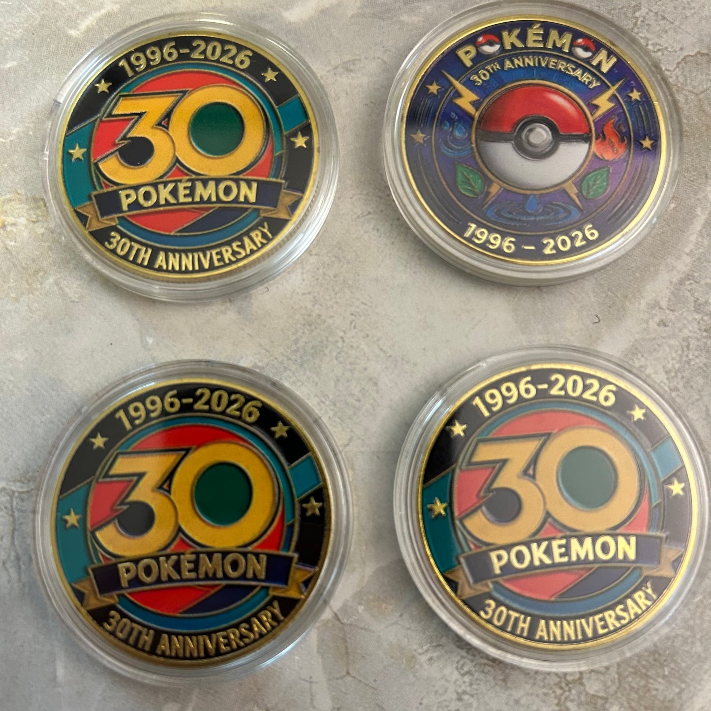 Pokemon 4 coin set for Greg