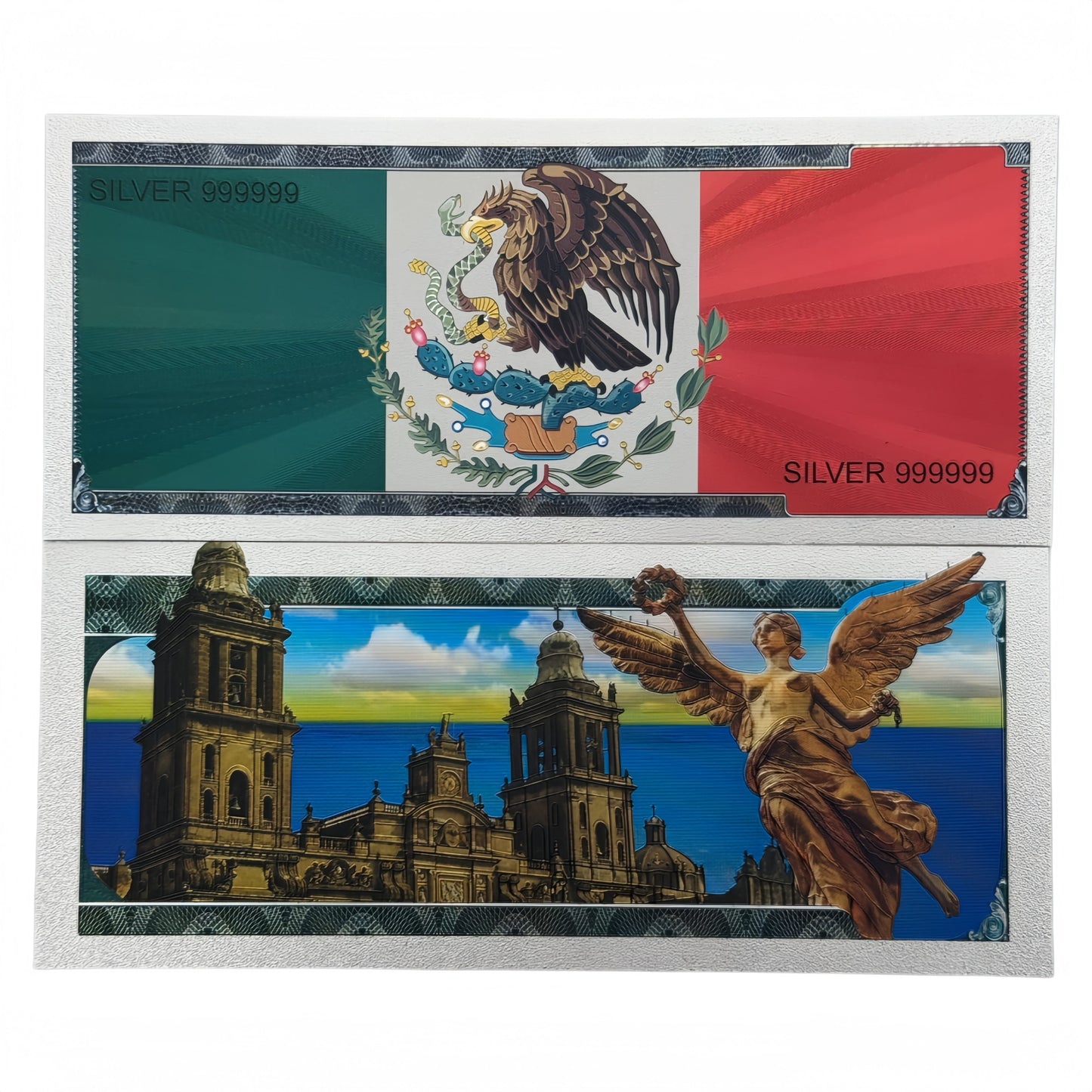 WHOLESALE ONLY-50 PCS 2026 New Mexico Silver Banknote in Silver Plated