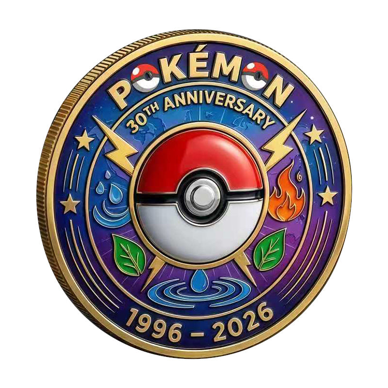 Pokemon 30th Anniversary Ash & Pikachu "Global Legacy" Commemorative Coin (1996-2026) (JULY, 2026)