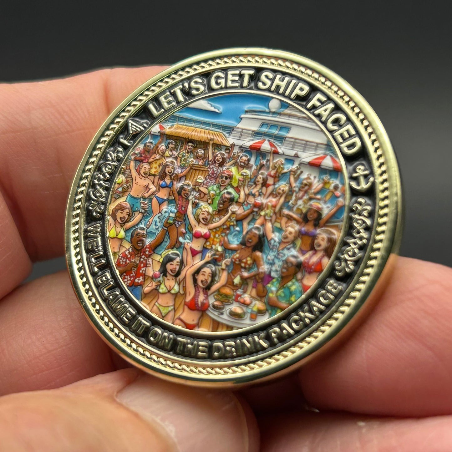IN STOCK NOW! Cruising Is The Best With Our Squad Challenge Coin