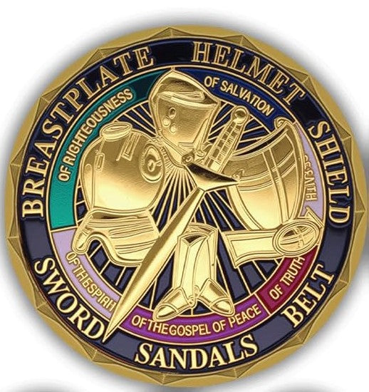 Armor of God Challenge Coin – 10 Pack