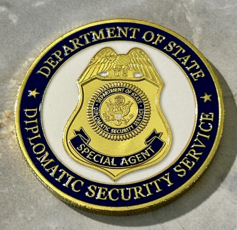 Department of State Diplomatic Security Service Special Agent Challenge Coin 40mm
