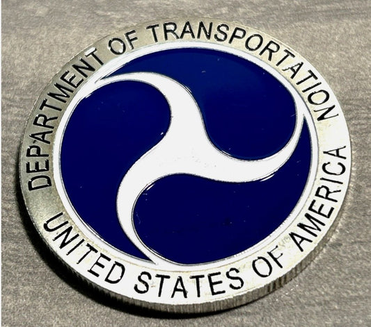 Department of Transportation United States of America Challenge Coin 40mm Obverse
