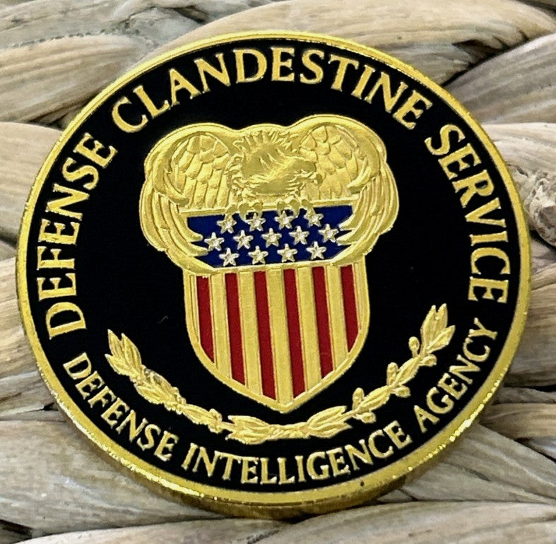 Defense Clandestine Service Defense Intelligence Agency Challenge Coin 40mm Obverse