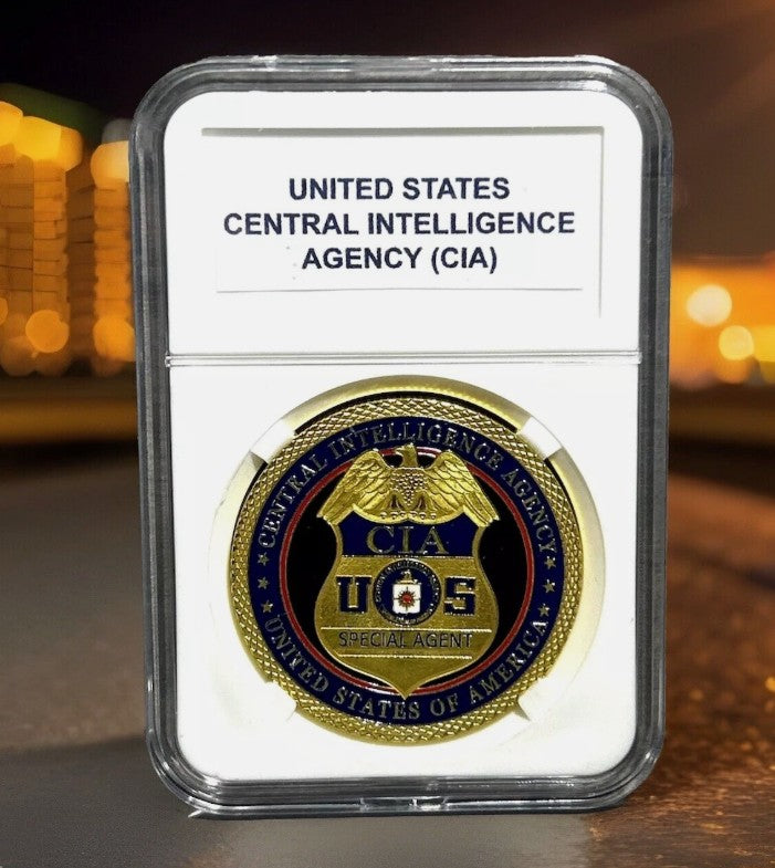 CIA Special Agent Challenge Coin – United States Central Intelligence Agency Collectible