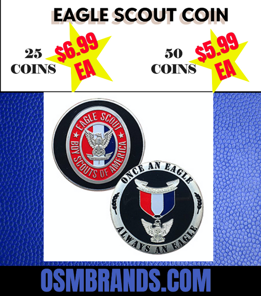 EAGLE SCOUT OR BOY SCOUT TROOPS COIN PACKS