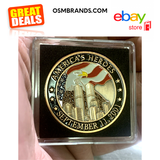 NEW! FDNY 9-11 Hero Commemorative Coin-Available on eBay and OSM Brands