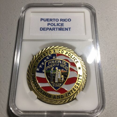 As Seen on YouTube-Puerto Rico Police Department~Policia De Puerto Rico CHALLENGE COIN
