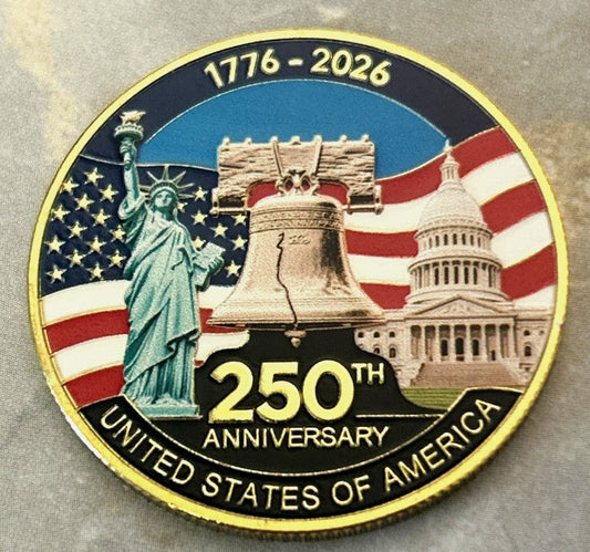 250TH ANNIVERSARY UNITED STATES OF AMERICA 1776-2026 Commemorative Coin Medal-WHITE HOUSE