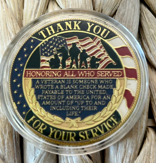 DEAL #3 10 USA Military Thank You Veteran Coin Packs