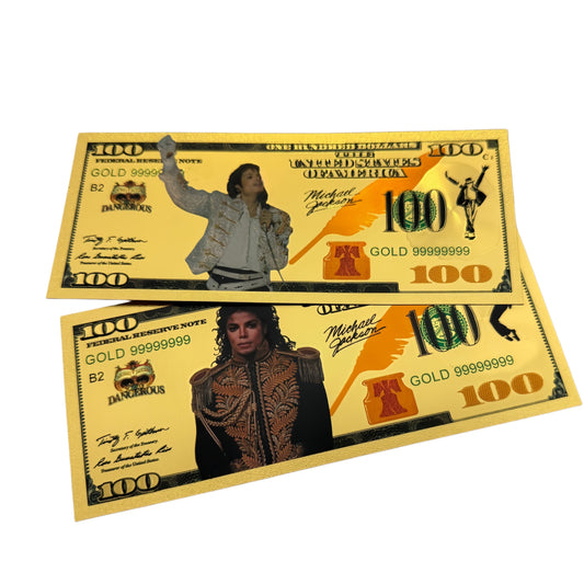 Michael Jackson Commemorative Banknotes-3 Styles