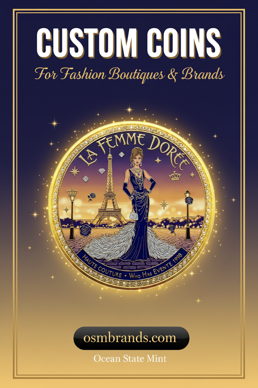 Fashion Boutiques & Challenge Coins: The Secret to Unforgettable Brand Recognition