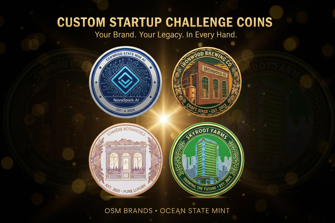 Business Startup Challenge Coins: Creative Uses & How to Add a QR Code on the Reverse