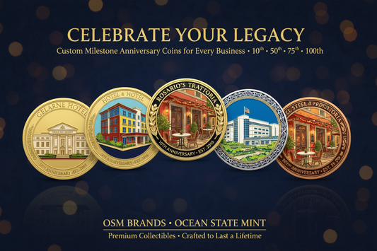 Milestone Anniversary Special Edition Coins for Business: How to Celebrate, Reward & Impress