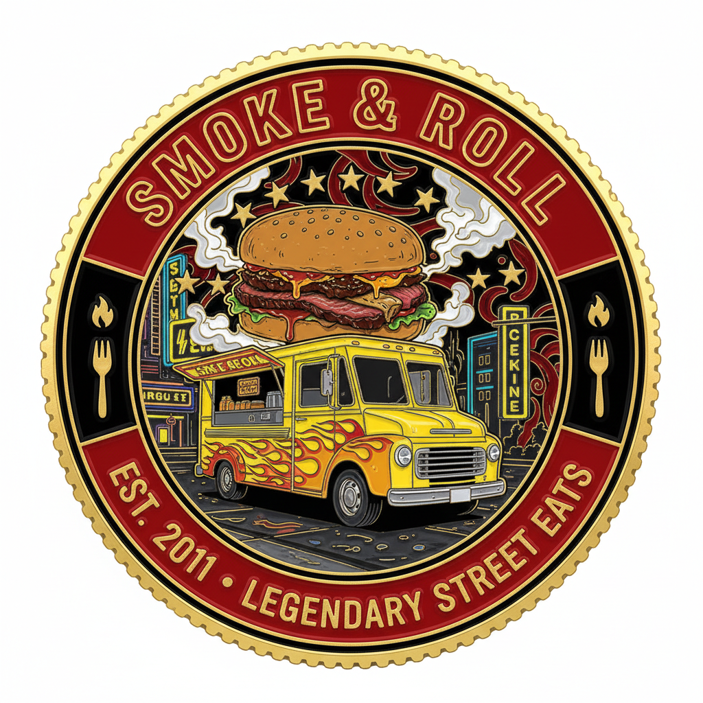 Custom Challenge Coins for Your Food Truck Business — Limited Edition Brand Recognition That Lasts