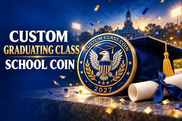 NEW! 2027 Graduating Class-High School/College Custom Student Designed Coin Program