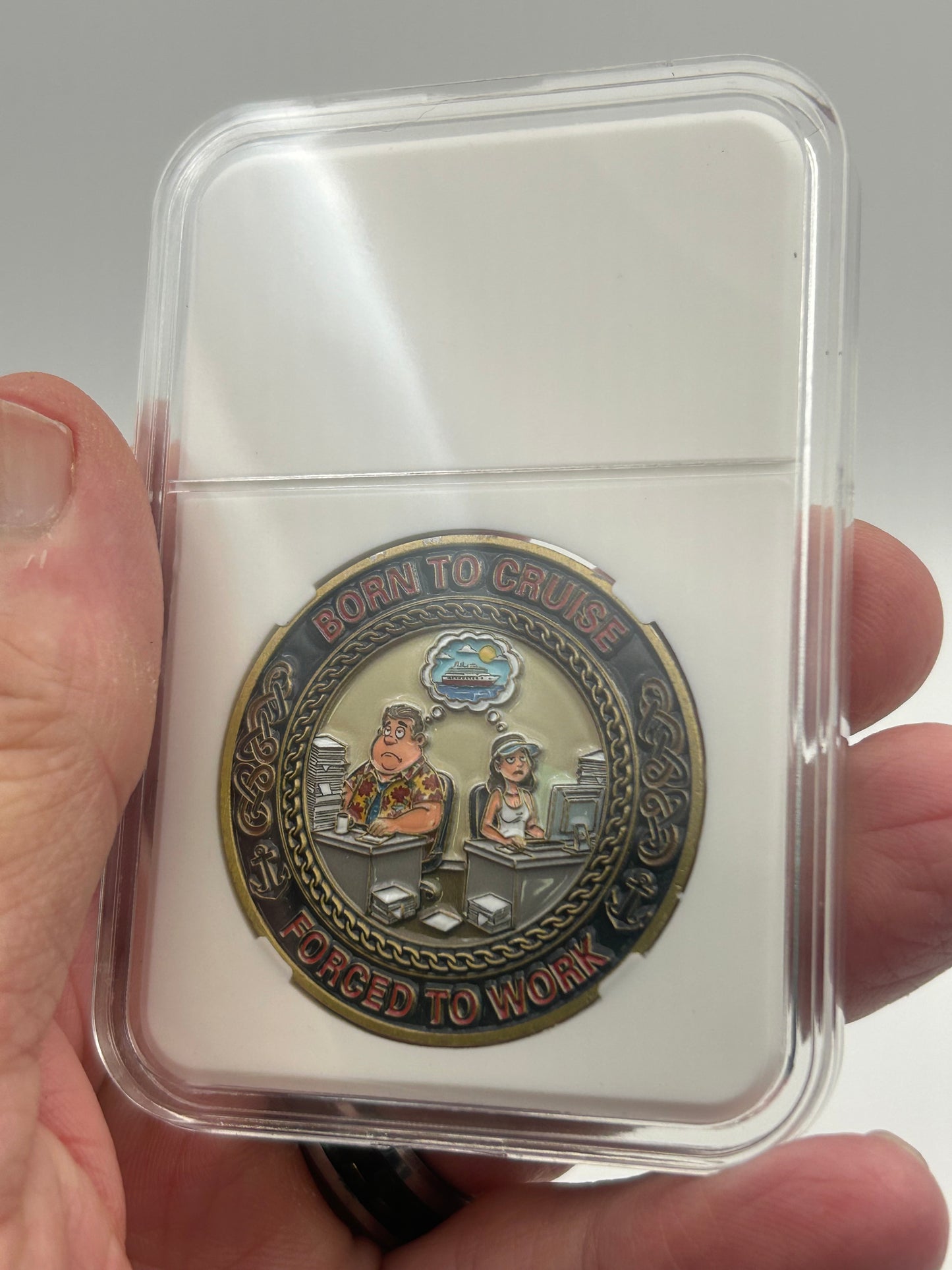 IN STOCK NOW! Life Is Short, Cruise Often - Challenge Coin (40mm)
