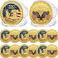 250th Anniversary Statue of Liberty & Eagle Gold Commemorative Coin — 10 Pack | 1776-2026