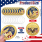 250th Anniversary Statue of Liberty & Eagle Gold Commemorative Coin — 10 Pack | 1776-2026
