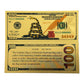 WHOLESALE PACKS OF 2ND AMENDMENT 24K GOLD FOIL BANKNOTES