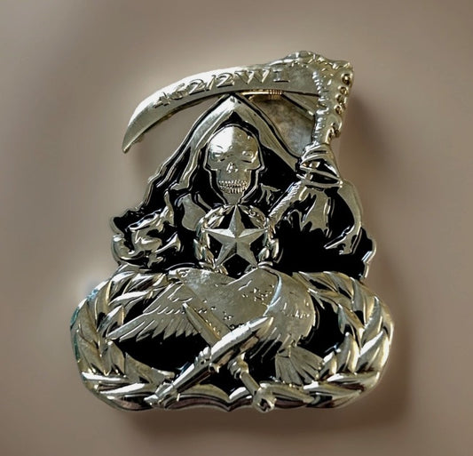 AC2/12WI Grim Reaper "Weapons Get Some" Military Challenge Coin — Mint Condition