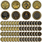 60 Pcs Christian Challenge Coins – 4 Designs, 15 Each | Double Sided