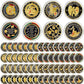 60 Pcs Armor of God Challenge Coins – 4 Designs, 15 Each | Double Sided