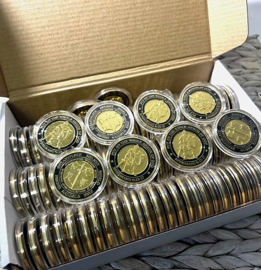 Armor of God Challenge Coin — Bulk Pack (48 or 96 Count)