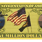 US Navy Aircraft Carrier 24K Gold Foil Banknote Set – 11 Pc | $1,000,000 Collectible Currency with Certificate