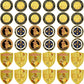 36 Pcs Armor of God Challenge Coin Set – 3 Designs, 12 Each | Ephesians 6:13-17