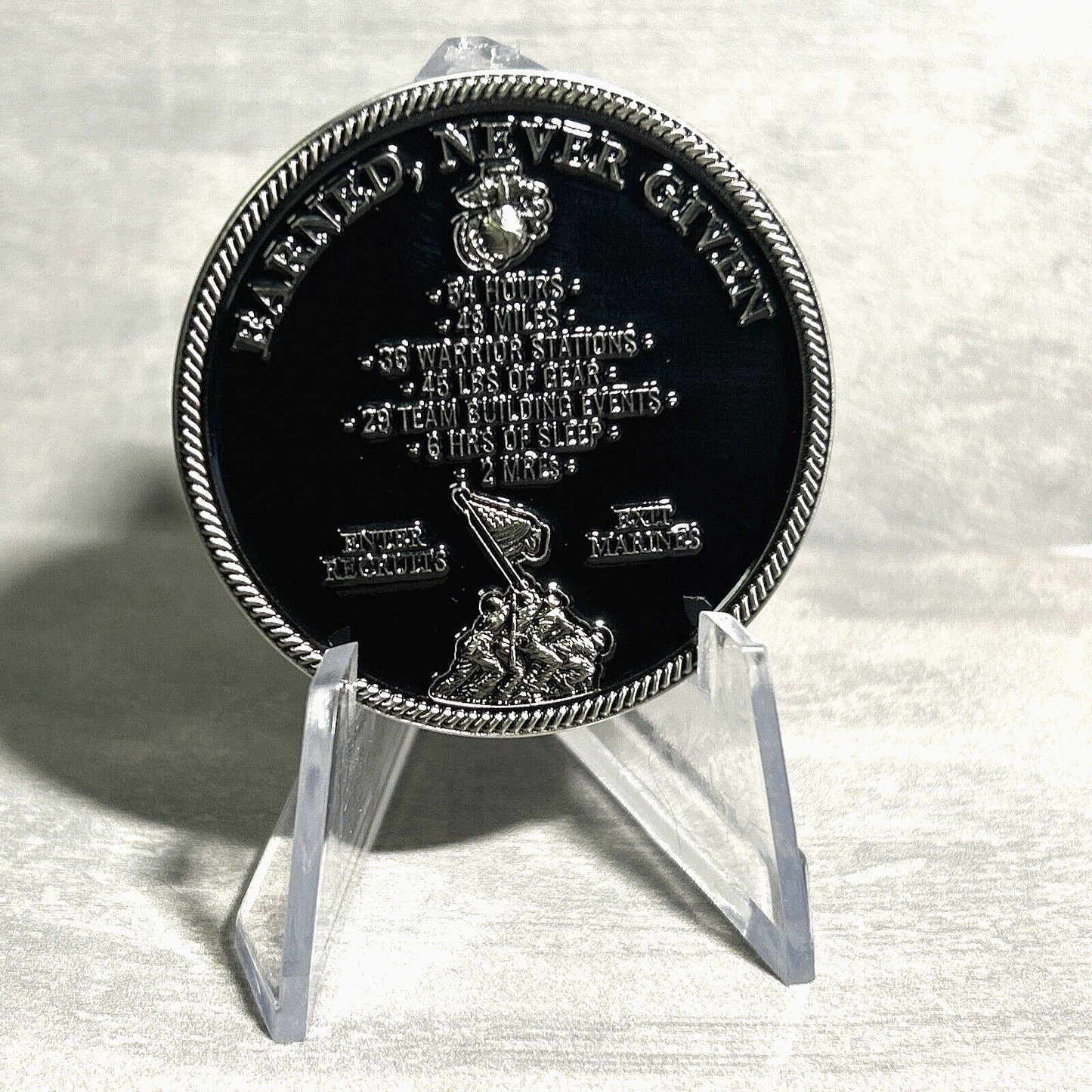 USMC Parris Island Crucible Challenge Coin