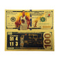 10 Sets Wholesale - Steph Curry 24K Gold Foil Banknotes (4 per set) 40 Total
