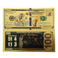 10 Sets Wholesale - Steph Curry 24K Gold Foil Banknotes (4 per set) 40 Total