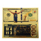 10 Sets Wholesale - Steph Curry 24K Gold Foil Banknotes (4 per set) 40 Total