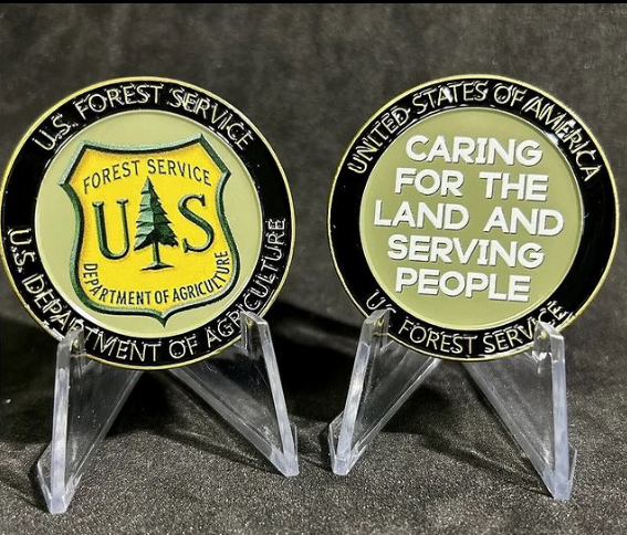 NEW! US Forest Service Challenge Coin