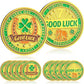 Good Luck Coin – Lucky Every Day Four Leaf Clover Challenge Coin (12 Pack)