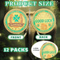 Good Luck Coin – Lucky Every Day Four Leaf Clover Challenge Coin (12 Pack)