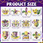 USA 250th Anniversary Button Pins 32-Pack – Patriotic 1776-2026 Assorted Pins